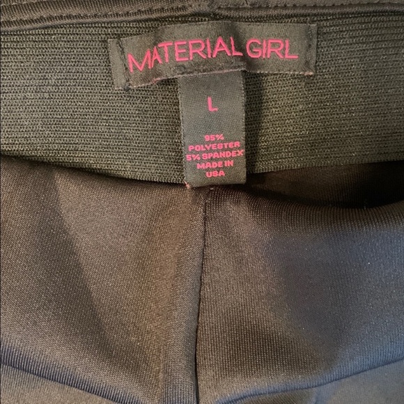 Material Girl Black Leggings - Picture 2 of 6